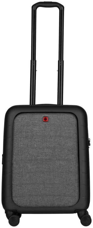 Валіза Wenger, Syntry, полікарбонат/поліестер, мала з відс для н/б 14", 4 колеса, чорна modnotak фото №1