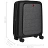 Валіза Wenger, Syntry, полікарбонат/поліестер, мала з відс для н/б 14", 4 колеса, чорна modnotak фото - 3