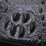 Черный кожаный рюкзак с тиснением под рептилию Vintage (20431) - 9