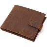 Вінтажний чоловічий гаманець з натуральної шкіри коричневого кольору Tony Bellucci (2422041) - 1