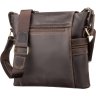 Повседневная мужская винтажная сумка через плечо из кожи крейзи хорс SHVIGEL (11097) - 2