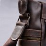 Повседневная мужская винтажная сумка через плечо из кожи крейзи хорс SHVIGEL (11097) - 8