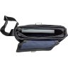 Черная мужская сумка-барсетка из винтажной кожи с клапаном SHVIGEL (11137) - 4