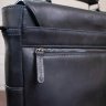 Черная мужская сумка-барсетка из винтажной кожи с клапаном SHVIGEL (11137) - 9