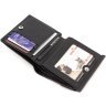 Женский компактный кошелек с фиксацией на кнопку ST Leather (17720) - 6