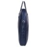 Ділова синя сумка синього кольору з висувними ручками - DESISAN (11594) - 3