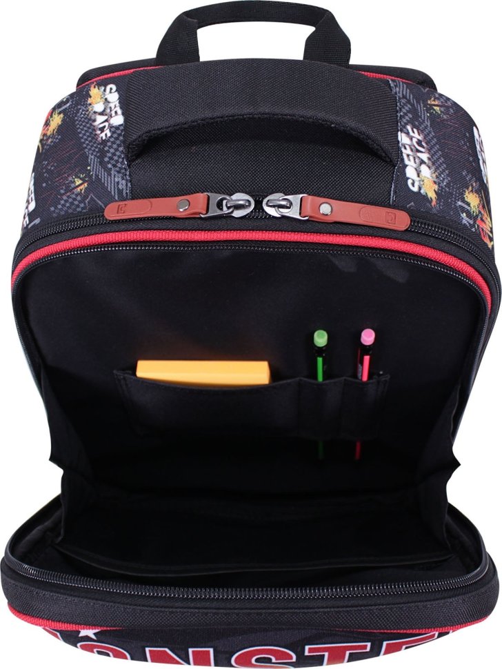 Стильний шкільний рюкзак для хлопчиків із текстилю Bagland (55358)