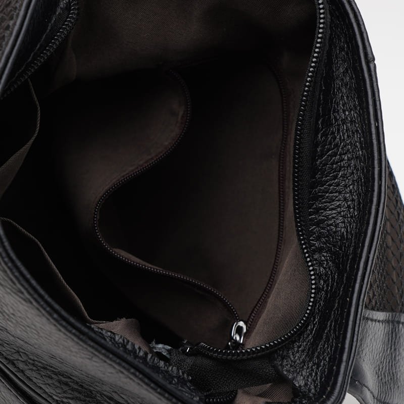 Компактная мужская сумка через плечо из натуральной кожи Keizer (19329)