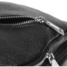 Мужской кожаная сумка-рюкзак через плечо из износостойкой кожи черного цвета Borsa Leather (19383) - 6