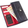 Популярний жіночий гаманець з лаковим покриттям KARYA (12388) - 5