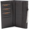 Кожний просторий жіночий гаманець чорного кольору з відділом під карти Tony Bellucci (10887) - 2