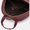 Жіночий невеликий шкіряний рюкзак бордового кольору Keizer (59158) - 5