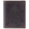 Чоловіче портмоне для купюр та карт з вінтажної шкіри темно-коричневого кольору Visconti Arrow 70659 - 1