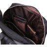Нейлоновый рюкзак черного цвета с серебристой фурнитурой Vintage (14808) - 7