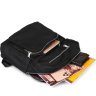 Нейлоновый рюкзак черного цвета с серебристой фурнитурой Vintage (14808) - 8