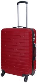 Чемодан на 60 литров Costa Brava из ABS-пластика Vip Collection 102459 (бордо)
