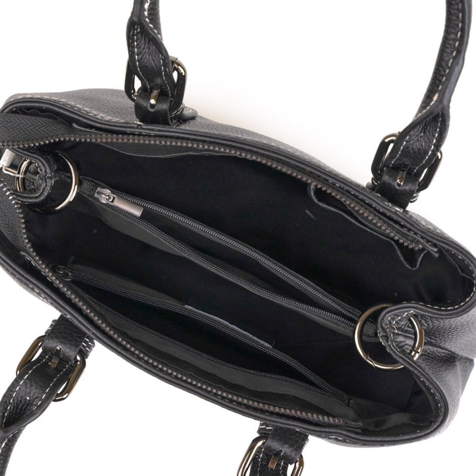Женская сумка в коже флотар с классическим дизайном VINTAGE STYLE (14861)