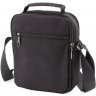 Текстильная мужская сумка-барсетка небольшого размера в черном цвете LEADFAS (19465) - 3