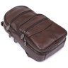 Сумка - рюкзак мужская через одно плечо коричневого цвета VINTAGE STYLE (14986) - 7