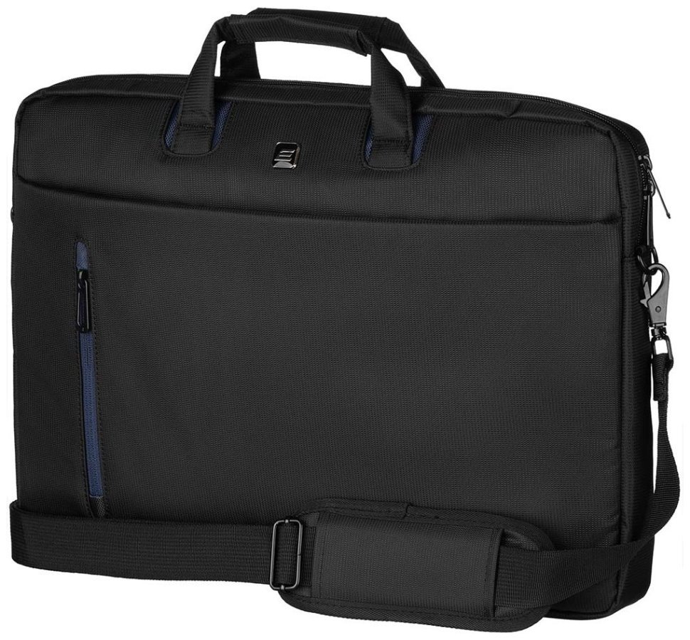 Черная сумка на повседнев из нейлона с отделением для ноутбука до 17" 2E Base Park 103459 modnotak фото №11