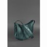 Женская сумка зеленого цвета из качественной кожи BlankNote Круассан (12648) - 4