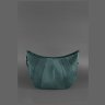 Женская сумка зеленого цвета из качественной кожи BlankNote Круассан (12648) - 6