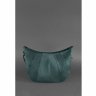 Женская сумка зеленого цвета из качественной кожи BlankNote Круассан (12648) - 6