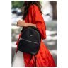 Мини-рюкзак черного цвета из зернистой кожи высокого качества BlankNote Kylie (12838) - 2