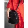 Міні-рюкзак чорного кольору з зернистою шкіри високої якості BlankNote Kylie (12838) - 8
