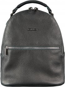 Міні-рюкзак чорного кольору з зернистою шкіри високої якості BlankNote Kylie (12838)