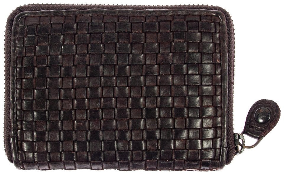 Компактний жіночий гаманець із плетеної шкіри коричневого кольору Ashwood D80 94059 (Великобританія) фото №2 Компактний жіночий гаманець із плетеної шкіри коричневого кольору Ashwood D80 94059 (Великобританія) modnotak фото №2