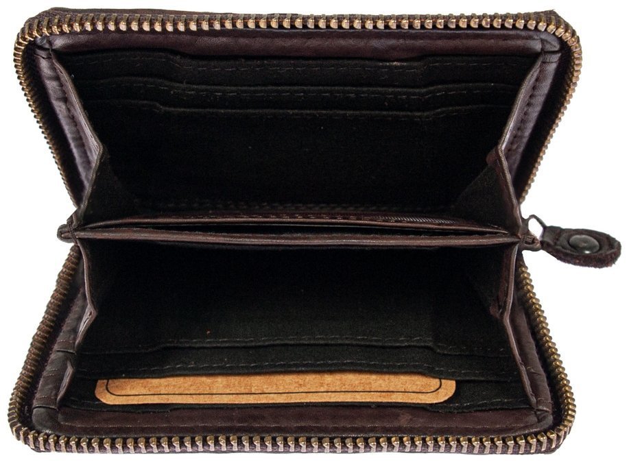 Компактний жіночий гаманець із плетеної шкіри коричневого кольору Ashwood D80 94059 (Великобританія) фото №4 Компактний жіночий гаманець із плетеної шкіри коричневого кольору Ashwood D80 94059 (Великобританія) modnotak фото №4