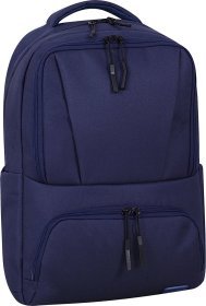 Темно-синий мужской рюкзак из текстиля под ноутбук Bagland (54159)