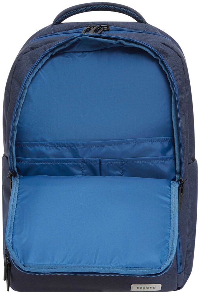 Темно-синій чоловічий рюкзак з текстилю під ноутбук Bagland (54159) modnotak фото №13