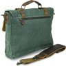 Серая сумка-портфель из прочного текстиля Vintage (20061) - 7
