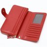 Червоний жіночий гаманець-клатч з натуральної шкіри з ремінцем на зап'ясті Vintage (20048) - 8