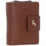 Коричневый женский кошелек из фактурной кожи с RFID защитой Ashwood 94459 фото №1 Коричневый женский кошелек из фактурной кожи с RFID защитой Ashwood 94459 modnotak фото - 1