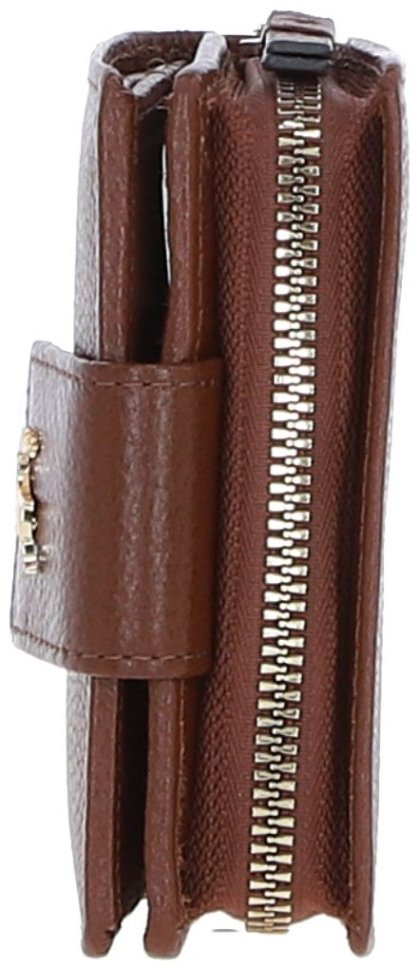 Коричневый женский кошелек из фактурной кожи с RFID защитой Ashwood 94459 фото №7 Коричневый женский кошелек из фактурной кожи с RFID защитой Ashwood 94459 modnotak фото №7