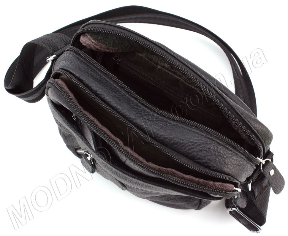 Мужская кожаная сумка на два оделения Leather Collection (11530)