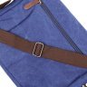 Синяя текстильная сумка для ноутбука через плечо Vintage (20189) - 8