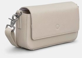 Жіноча шкіряна сумочка кросбоді сірого кольору Yoshi YB260 Palmer 94959 (Велика Британія)