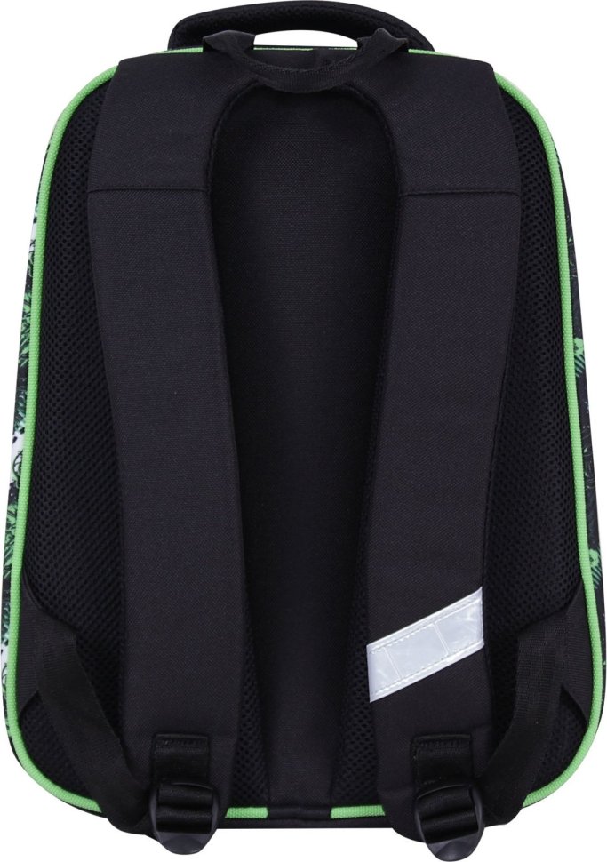 Чорний шкільний рюкзак для хлопчика із зносостійкого текстилю Bagland (55359)