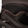 Коричнева чоловіча сумка на плече з натуральної шкіри з клапаном Borsa Leather (21316) - 5