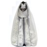 Жіноча срібляста сумка з натуральної шкіри Desisan (28308) - 3