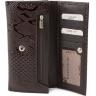 Лаковий гаманець на кнопці з блоком для карток KARYA (16146) - 8