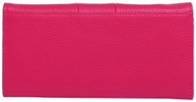 Яскравий жіночий гаманець із натуральної шкіри кольору фуксія Smith&amp;Canova 77759