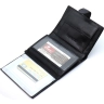 Вертикальный мужской бумажник из гладкой кожи с блоком под документы ST Leather (21525) - 4