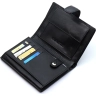 Вертикальный мужской бумажник из гладкой кожи с блоком под документы ST Leather (21525) - 6