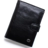 Вертикальный мужской бумажник из гладкой кожи с блоком под документы ST Leather (21525) - 1