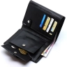Вертикальний чоловічий гаманець із гладкої шкіри із блоком під документи ST Leather (21525) - 2